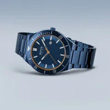 Bering Gents Solar | polished/brushed blue