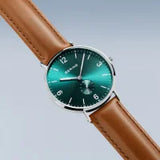 Bering Gents Classic | polished silver Leather Strap Watch&nbsp;&nbsp;