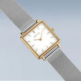 Bering Ladies Classic | polished gold | S/Steel Mesh Bracelet Watch