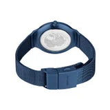 Bering Gents Ultra Slim | polished/brushed blue | Mesh Bracelet Watch