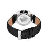 Bering Gents Classic | polished silver | Black Strap Watch