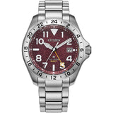 Citizen Mens Promaster Land GMT Red Bracelet Watch