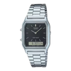 Casio Analogue &  Digital S/Steel B/W