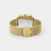 Cluse La Tétragone Mesh Black, Gold Colour Bracelet Watch