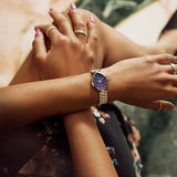 Citizen Ladies Eco-Drive L Rainell Purple Dial B/W