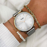 Cluse Boho Chic Mesh Bicolour Bracelet Watch&nbsp;