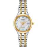 Citizen Ladies Eco-Drive Silhouette Diamond Bracelet Watch