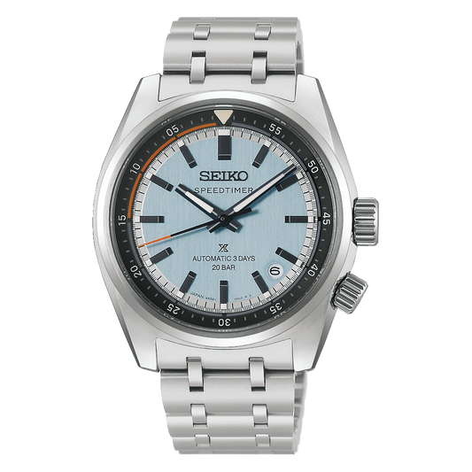 Seiko Prospex “Heritage Motoring” Countdown Speedtimer in Powder Blue