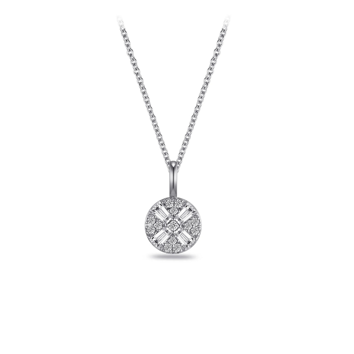 Cross Round Necklace