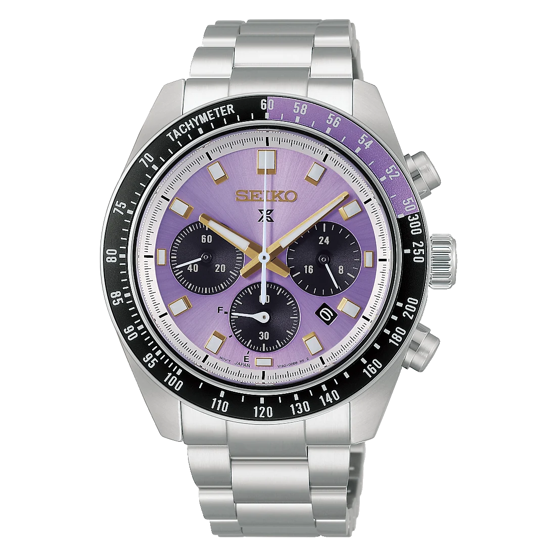 Seiko 145th Anniversary Speedtimer Solar Chronograph Limited Edition in Purple