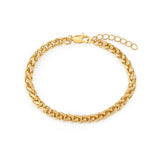 Burren Sweet Echo Woven Chain Bracelet