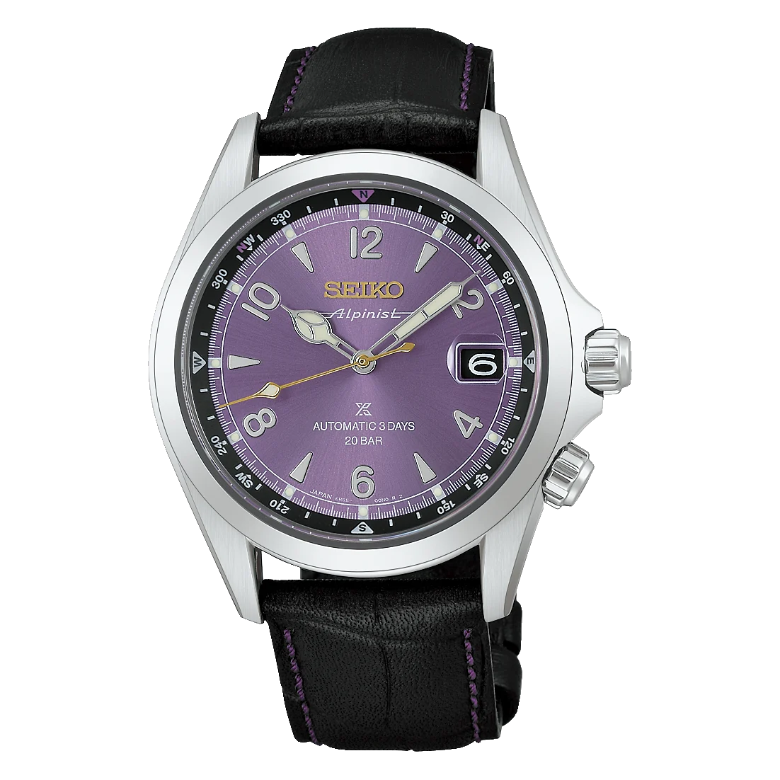 Seiko 145th Anniversary Alpinist Automatic Limited Edition in Edo Purple