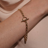 Burren Burning Desire T-Bar Chain Bracelet