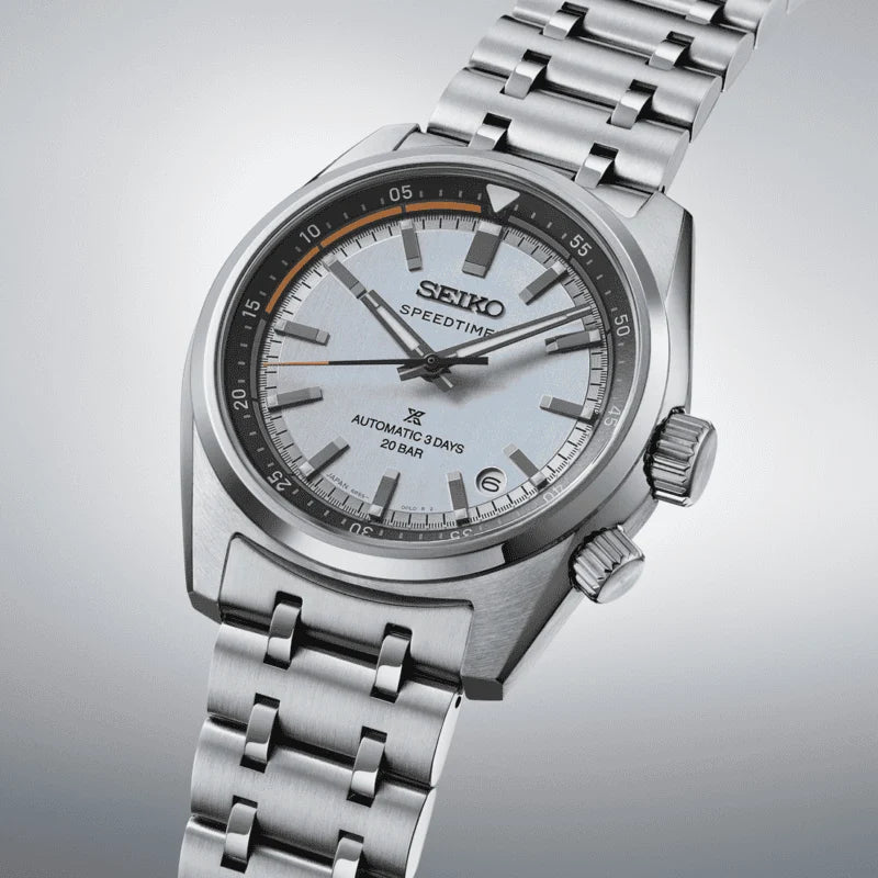 Seiko Prospex “Heritage Motoring” Countdown Speedtimer in Powder Blue