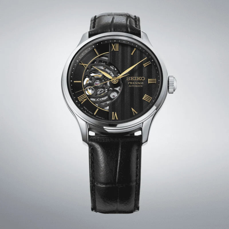 Seiko Presage Japanese Zen Gardens in Moonlight Black
