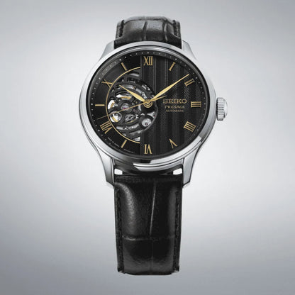 Seiko Presage Japanese Zen Gardens in Moonlight Black