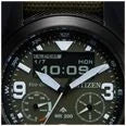 Citizen Promaster Land Combination World Timer (44mm) Green Dial / Khaki Green Nylon Cordura® strap