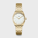 Cluse Féroce Mini Watch Steel White, Gold Colour Bracelet Watch