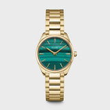 Cluse Féroce Mini Stainless Steel, Green, Gold Colour Bracelet Watch