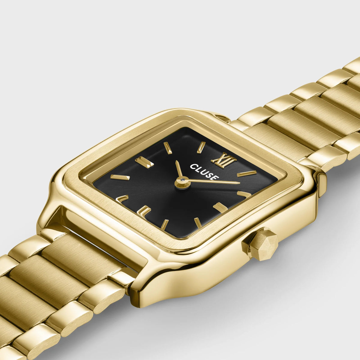 Cluse Gracieuse Watch Steel, Black, Gold Colour Bracelet Watch