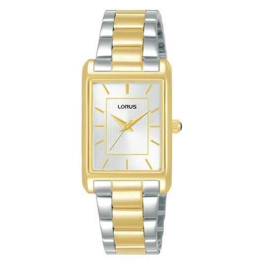 LORUS QUARTZ LADIES TWO TONE YELLOW STAINLESS STEEL WHITE DIAL