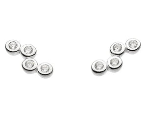 Dew Scattered CZ Stud Earrings