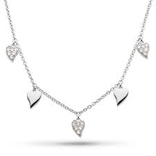 Kit Heath Desire Cherish Precious Heart Station Necklace