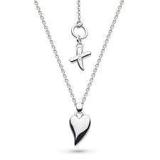 Kit Heath Desire Kiss Mini Heart Necklace