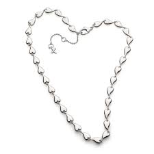 Kit Heath Desire Kiss Linking Hearts Collar Necklace