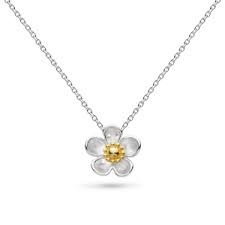 Kit Heath Blossom Wood Rose Necklace