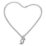 Kit Heath Desire Love Duet Heart T-Bar Necklace