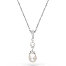 Kit Heath Astoria Glitz Twin Pearl Necklace