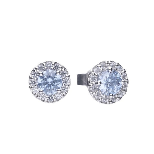 Diamonfire Pastel Pave Set Stud Earrings