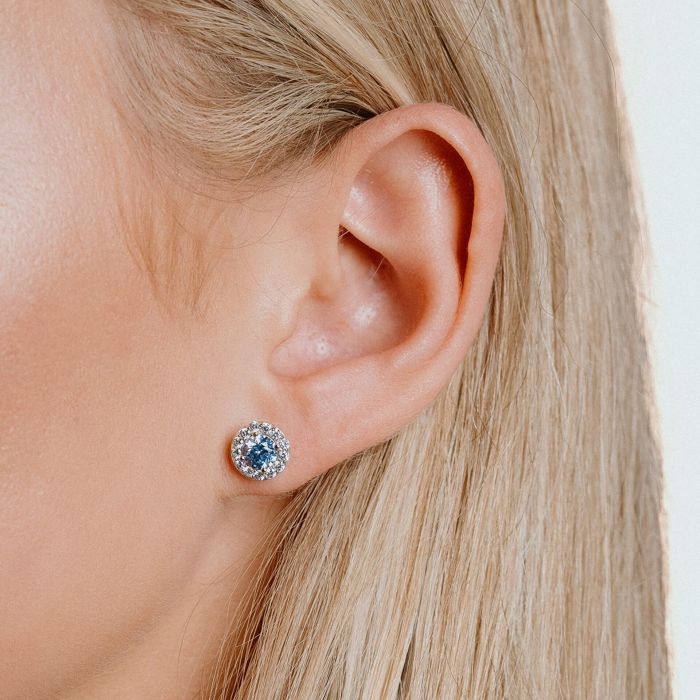 Diamonfire Pastel Pave Set Stud Earrings