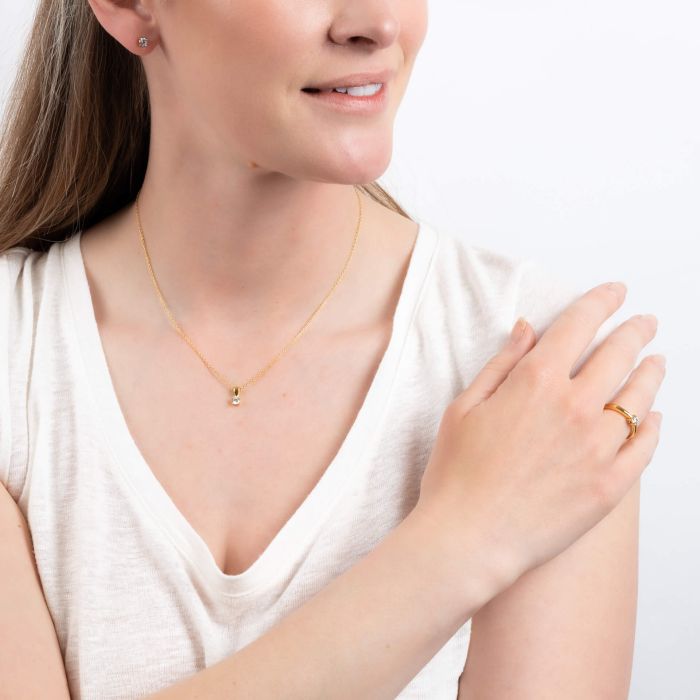 Diamonfire Four Claw Carat Pendant