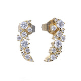 Diamonfire Cluster Zirconia Drop Earrings