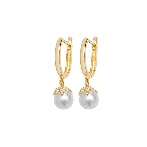 9CT YELLOW GOLD DROP EARRINGS