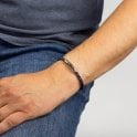 Fred Bennett Navy Para Cord Bead Bracelet