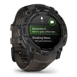 Instinct 3 – 50 mm, Black With Charcoal Band
