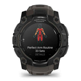 Instinct 3 – 50 mm, Black With Charcoal Band