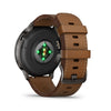 Venu 4 - 45 mm Slate with Black Silicone Band and Brown Leather Band