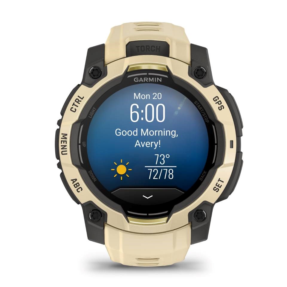 Instinct 3 – 45 mm, AMOLED Citrine with Citrine Band