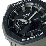 Casio G-Shock | Carbon Core | Green Rubber Strap | Digital Display