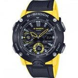 G-Shock Casio Gents Carbon Core Guard Black & Yellow Resin Strap Watch