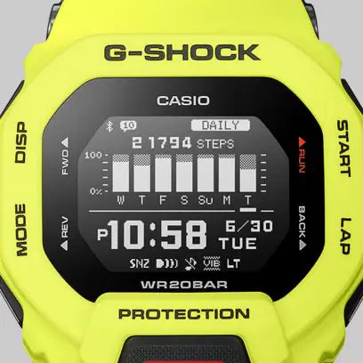 Casio G-Shock G-Squad Bluetooth Lime Green
