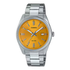 Casio Yellow Dial Stainless Steel Bracelet Watch