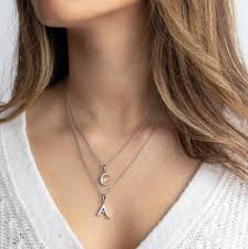 Kit Heath Signature Skript Capital Initial Necklace