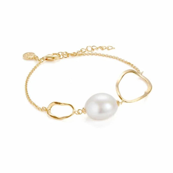 Jersey Pearl Baroque Bracelet