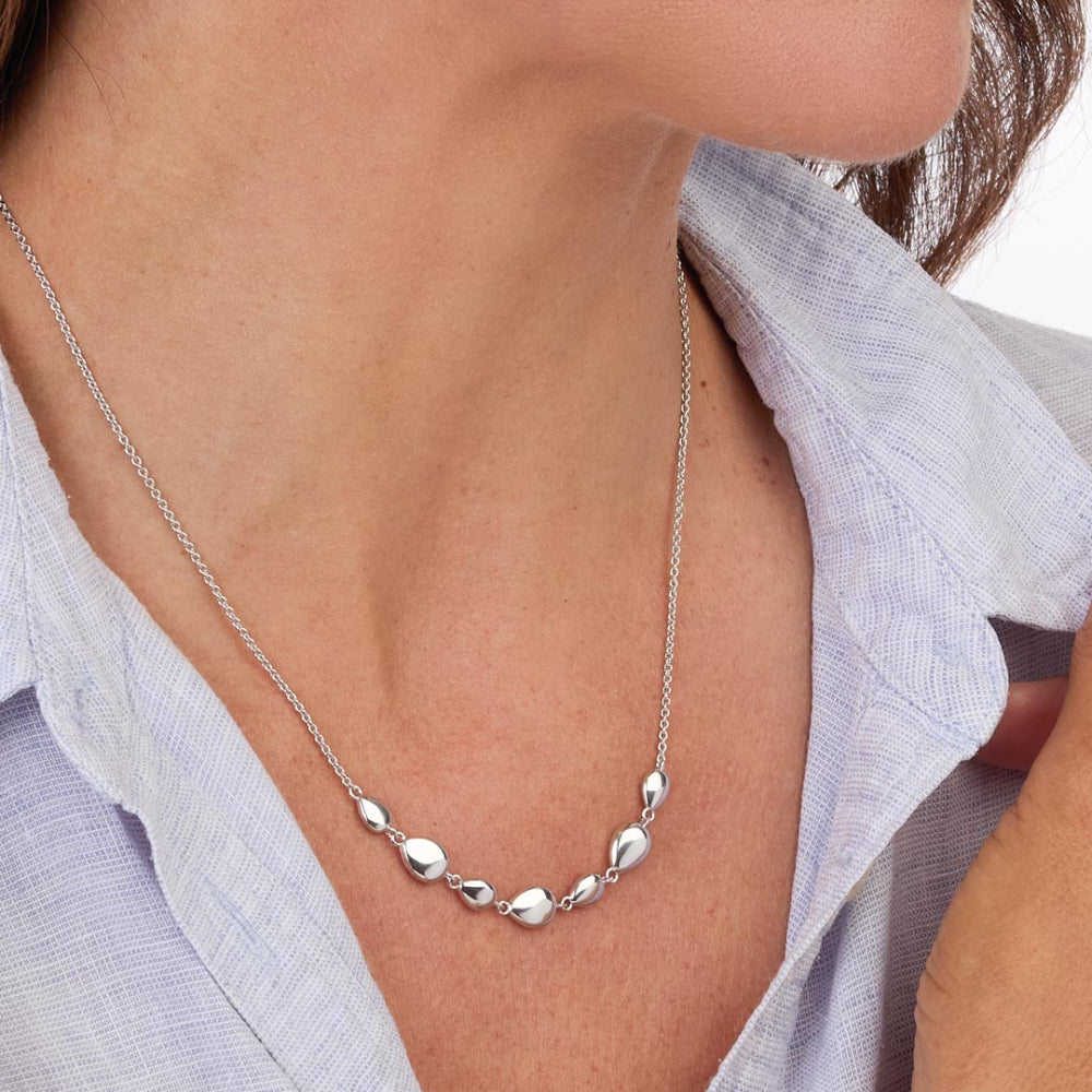 Kit Heath Coast Pebbles Linking Pebbles Necklet