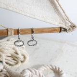 Kit Heath Marina Rope Twist Oval Drop Earrings